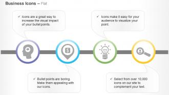 Brainstorm local business idea search ppt icons graphics