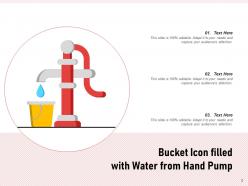 Bucket Icon Making Shakes Brush Inside Clothes Laundry