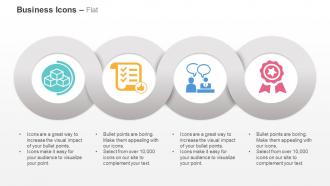 Building blocks feedback discussion reward ppt icons graphics