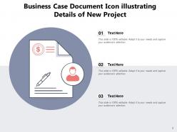 Business Case Icon Illustrating Resource Management Construction Marketing