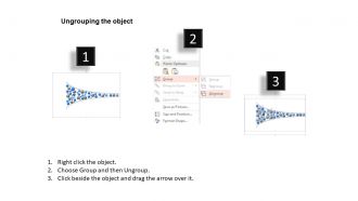 Business icon tab with innovative process flow powerpoint template slide
