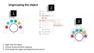 Business icons inside gears for process control flat powerpoint design