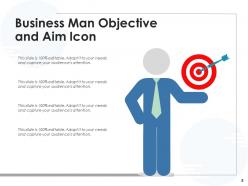 Business Objective Icon Financial Management Arrow Achievement Roadmap