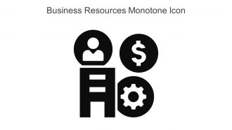 Business Resources Monotone Icon In Powerpoint Pptx Png And Editable Eps Format