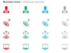 Business target analysis selection achievement ppt icons graphics