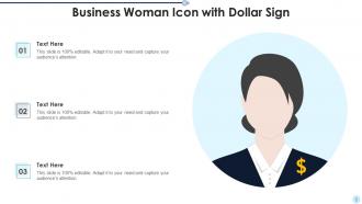 Business Woman Icon Powerpoint Ppt Template Bundles