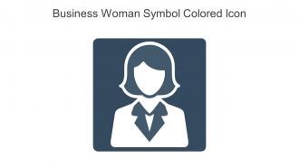 Business Woman Symbol Colored Icon In Powerpoint Pptx Png And Editable Eps Format
