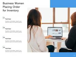 Business Women Product Process Corporate Marketing Employee Inventory