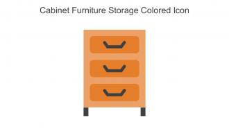 Cabinet Furniture Storage Colored Icon In Powerpoint Pptx Png And Editable Eps Format