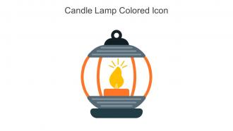 Candle Lamp Colored Icon In Powerpoint Pptx Png And Editable Eps Format