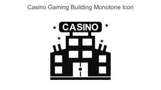 Casino Gaming Building Monotone Icon In Powerpoint Pptx Png And Editable Eps Format