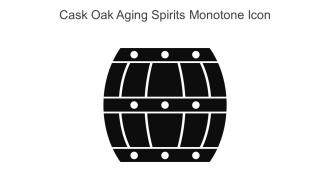 Cask Oak Aging Spirits Monotone Icon In Powerpoint Pptx Png And Editable Eps Format