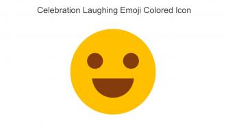Celebration Laughing Emoji Colored Icon In Powerpoint Pptx Png And Editable Eps Format