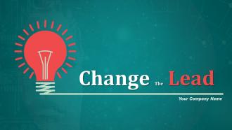 Change Lead Change Lead With Leading Man Running