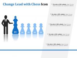 Change lead with chess icon