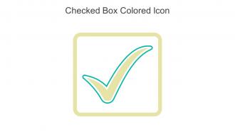 Checked Box Colored Icon In Powerpoint Pptx Png And Editable Eps Format