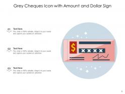 Cheques Icon Bounce Signature Transaction Dollar Expenses Calculator