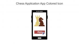 Chess Application App Colored Icon In Powerpoint Pptx Png And Editable Eps Format