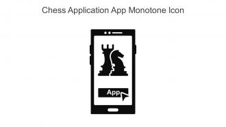 Chess Application App Monotone Icon In Powerpoint Pptx Png And Editable Eps Format