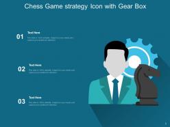 Chess Icon Strategy Business Planning Gear Individual
