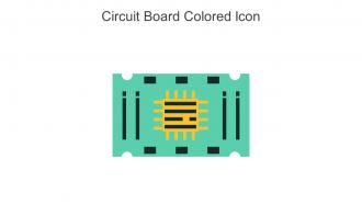Circuit Board Colored Icon In Powerpoint Pptx Png And Editable Eps Format