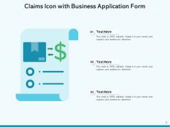 Claims Icon Business Application Document Insurance Arrow Product