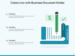 Claims Icon Business Application Document Insurance Arrow Product