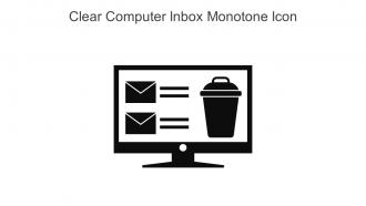 Clear Computer Inbox Monotone Icon In Powerpoint Pptx Png And Editable Eps Format