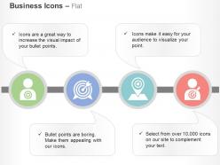 Client purpose goal shopper ppt icons graphics
