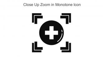 Close Up Zoom In Monotone Icon In Powerpoint Pptx Png And Editable Eps Format
