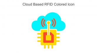 Cloud Based RFID Colored Icon In Powerpoint Pptx Png And Editable Eps Format