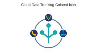 Cloud Data Trunking Colored Icon In Powerpoint Pptx Png And Editable Eps Format