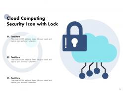 Cloud Security Icon Security Computing Data Protection Digital Access