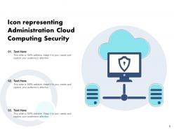 Cloud Security Icon Security Computing Data Protection Digital Access