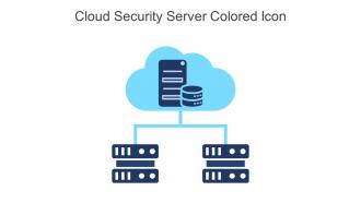 Cloud Security Server Colored Icon In Powerpoint Pptx Png And Editable Eps Format