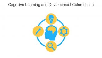 Cognitive Learning And Development Colored Icon In Powerpoint Pptx Png And Editable Eps Format