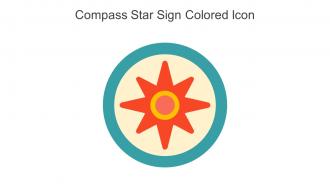 Compass Star Sign Colored Icon In Powerpoint Pptx Png And Editable Eps Format