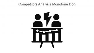 Competitors Analysis Monotone Icon In Powerpoint Pptx Png And Editable Eps Format