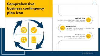 Comprehensive Business Contingency Plan Icon