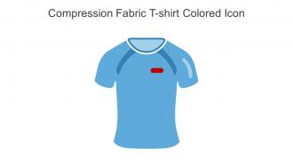 Compression Fabric T Shirt Colored Icon In Powerpoint Pptx Png And Editable Eps Format