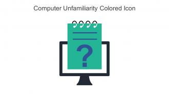 Computer Unfamiliarity Colored Icon In Powerpoint Pptx Png And Editable Eps Format