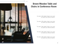 Conference Table Projector Various Chairs Wooden