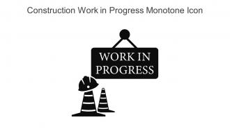 Construction Work In Progress Monotone Icon In Powerpoint Pptx Png And Editable Eps Format