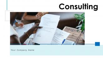 Consulting analyst conducting architecture agreement designer