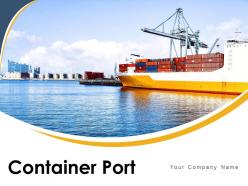 Container port exported unloading located departure surveillance