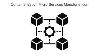 Containerization Micro Services Monotone Icon In Powerpoint Pptx Png And Editable Eps Format