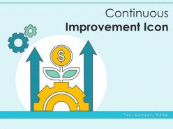 Continuous Improvement Icon Business Development Growth Employee Development