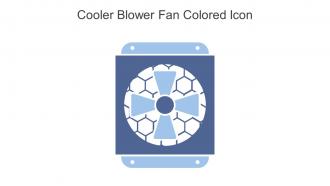 Cooler Blower Fan Colored Icon In Powerpoint Pptx Png And Editable Eps Format