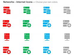 Copy data data add connect delete ppt icons graphics