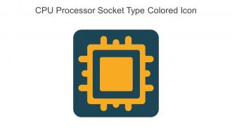 CPU Processor Socket Type Colored Icon In Powerpoint Pptx Png And Editable Eps Format
